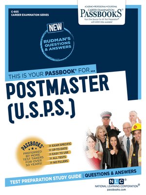 cover image of Postmaster, 1st, 2nd, 3rd Classes (U.S.P.S.)